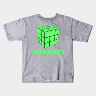 Rubik Cube for Blondes Kids T-Shirt